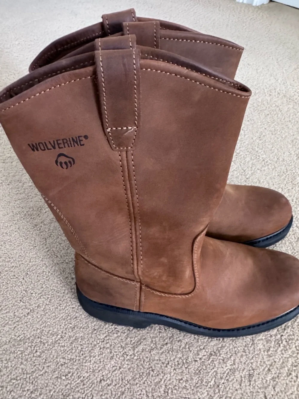 Men’s Wolverine Wellington DD Work Boots 11 EW Soft Toe Dark Brown